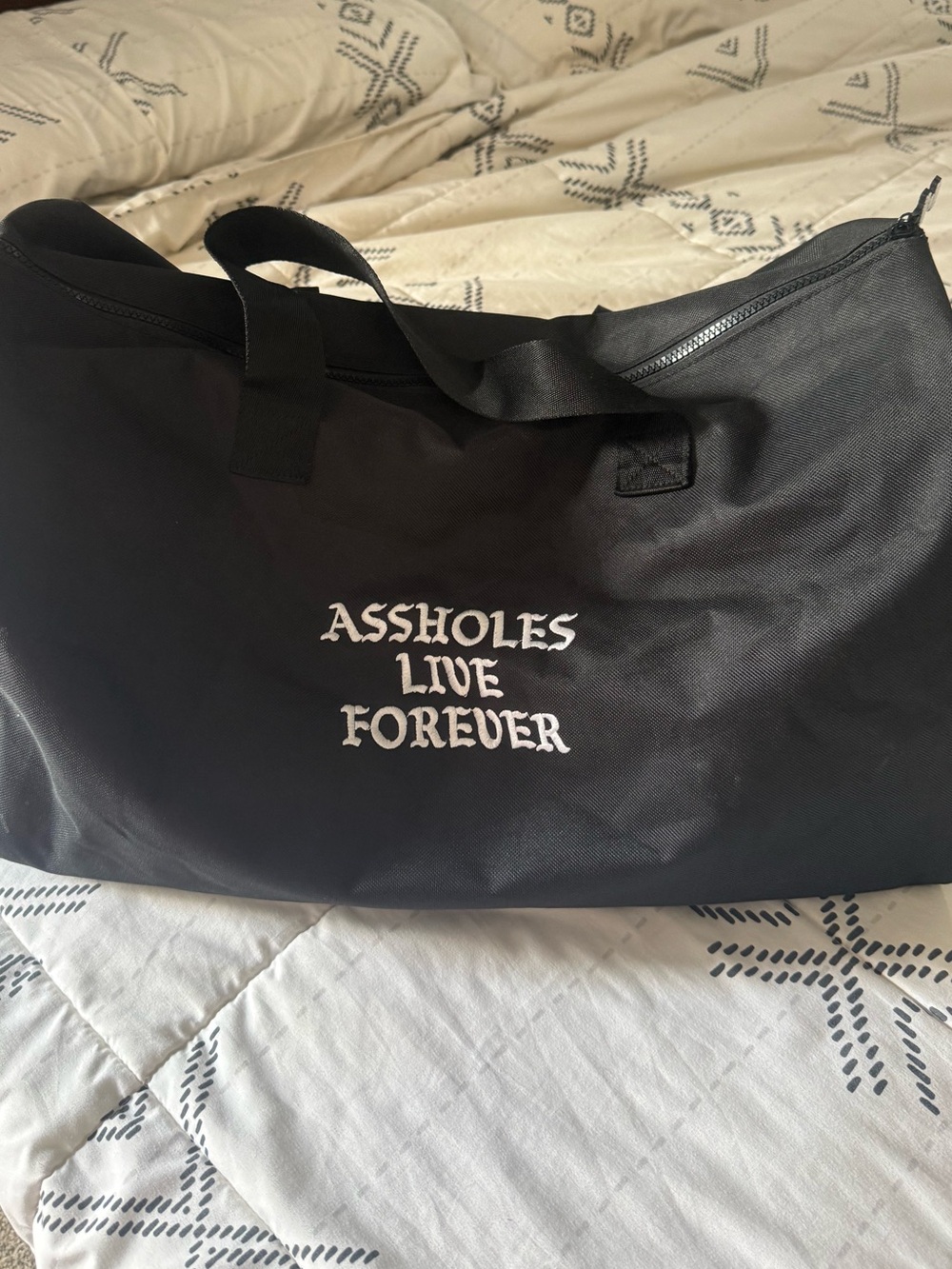 Black ALF/LINDA FINEGOLD Dufflebag